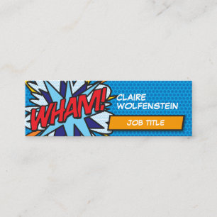 Modern Fun Comic Book WHAM Mini Visitekaartje