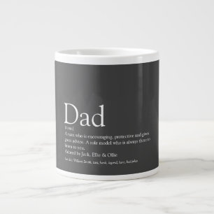 Modern Fun Cool Dad Father Definition Extra Grote Beker