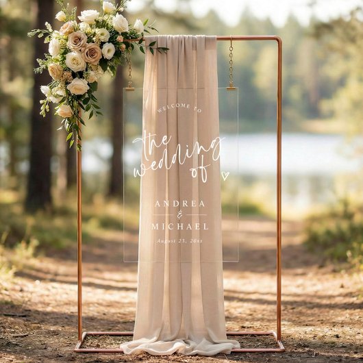 Modern Fun Handwriting Wedding Welcome