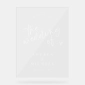 Modern Fun Handwriting Wedding Welcome (Recto)