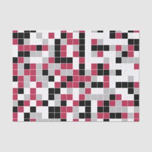Modern Fun Magenta Geometric Tissuepapier