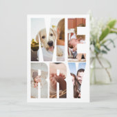Modern Fun Merry Fotobrief Lijsten Kerst Feestdagenkaart (Staand voorkant)
