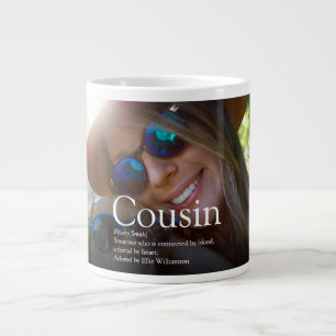 Modern Fun Photo Cool Best Cousin Ever Definition Extra Grote Beker