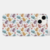Modern Fun Sweet Macaroons Case-Mate iPhone Case (Achterkant (horizontaal))