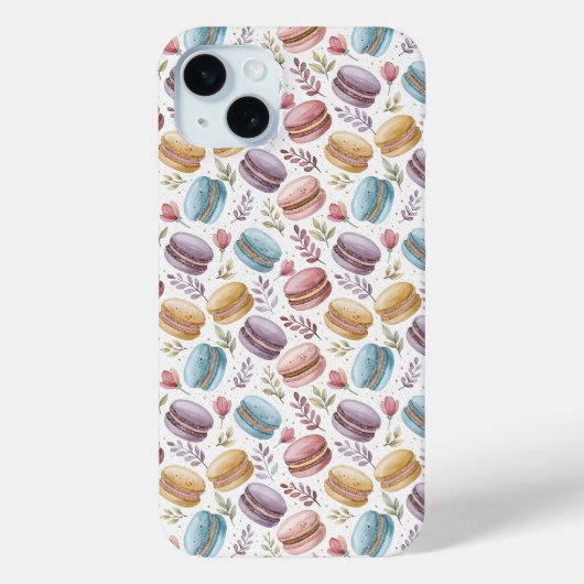 Modern Fun Sweet Macaroons Case-Mate iPhone Case (Achterkant)