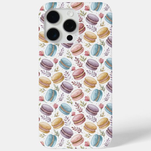 Modern Fun Sweet Macaroons Case-Mate iPhone Case (Achterkant)