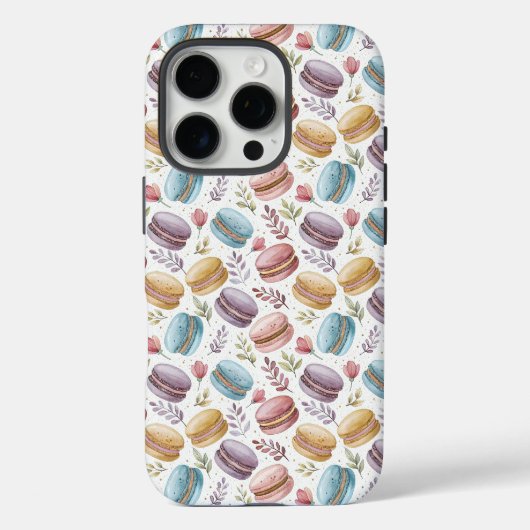 Modern Fun Sweet Macaroons Case-Mate iPhone Case (Achterkant)