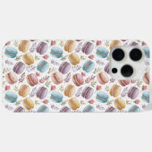 Modern Fun Sweet Macaroons Case-Mate iPhone Case (Achterkant (horizontaal))