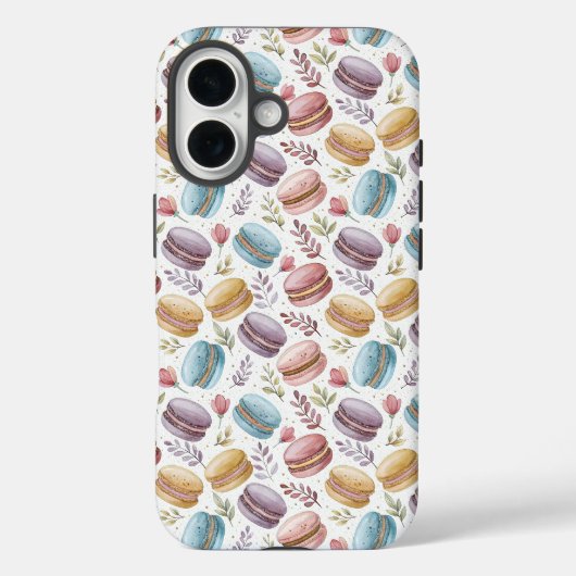 Modern Fun Sweet Macaroons Case-Mate iPhone Case (Achterkant)