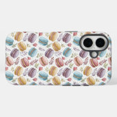 Modern Fun Sweet Macaroons Case-Mate iPhone Case (Achterkant (horizontaal))