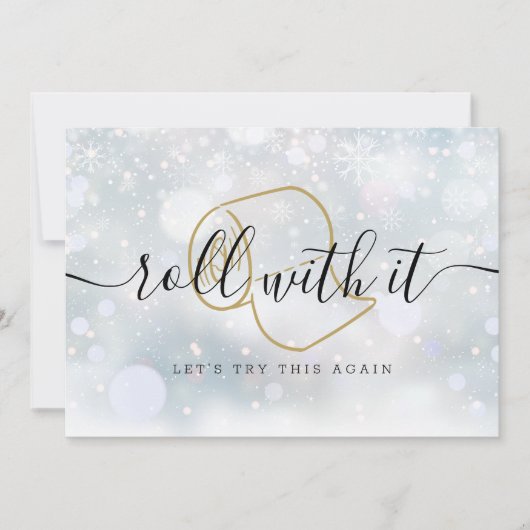 Modern Fun Wijzig de datum Nieuw Plan Update Save The Date (Voorkant)