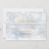 Modern Fun Wijzig de datum Nieuw Plan Update Save The Date (Achterkant)