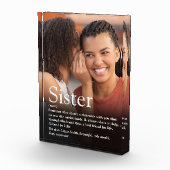 Modern Fun World's Beste Zus Ooit Definitie Fotoblokken (Rechts)