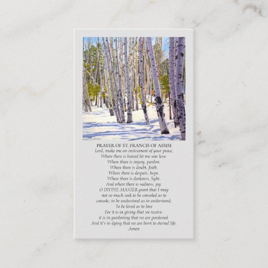 Modern Funeral Celebration of Life Memorial Visitekaartje (Voorkant)