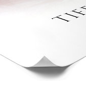 Modern Funeral In Loving Memory Photo Welcome Sign Poster (Hoek)