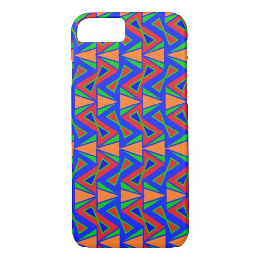 Modern Funky Hourglass Letter Zee Arrows Driangle Case-Mate iPhone Case (Achterkant)