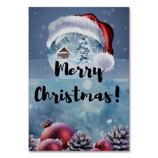 Modern funny cute Christmas reindeer      Kaart (Voorkant)