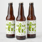 Modern Funny IRISH AF Bier Etiket (Flessen)