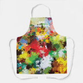 Modern Funny Paint Splash Texture Pattern Schort (Voorkant)