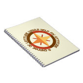 Modern Funny Travel Journal Backpacker Notitieboek (Rechterzijde)