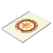 Modern Funny Travel Journal Backpacker Notitieboek (Linkerzijde)