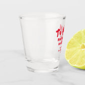 Modern Funny Vaderdag voor Single Mom Shot Glas (Links)