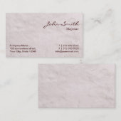 Modern Fur Texture Magicia Visitekaartje (Voorkant / Achterkant)