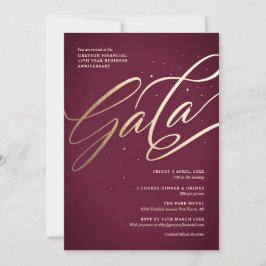 Modern Gala-uitnodiging Kaart