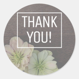 MODERN Garden Hellebore Favor Sticker