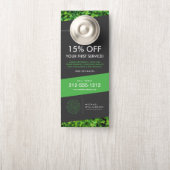 Modern Gardener Landscaping Shrub Logo Donkergrijs (Op knop)