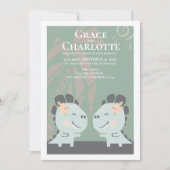 Modern Gay Dinosaur Two Brides Wedding Kaart (Voorkant)