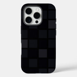 Modern gecontroleerd patroon iPhone 16 pro hoesje