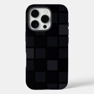 Modern gecontroleerd patroon iPhone 16 pro hoesje