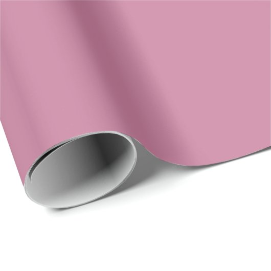 Modern gedempt roze Mauve - inpakpapier Roll (Rol Hoek)