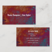 Modern gedurfd creatief Visitekaartje (Voorkant / Achterkant)