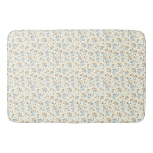 Modern geel Wildbloempatroon Badmat