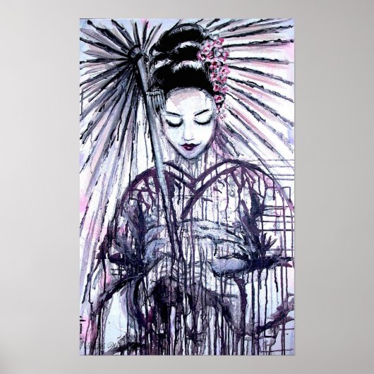 Modern Geisha Art Print (Voorkant)