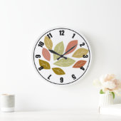 Modern gekleurde bladeren grote klok (Huis)