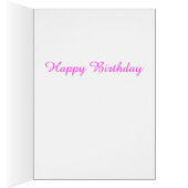 Modern gekleurde vlinder Wenskaart glitter (Binnen (Rechts))