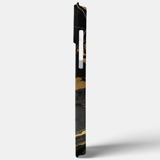 Modern gemarmerd Initiaal monogram Case-Mate iPhone Case (Achterkant / Links)