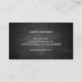 Modern General Construction Chalk Visitekaartje (Achterkant)