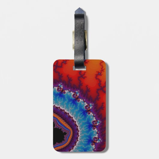 Modern Geode Bagagelabel (Achterkant verticaal)