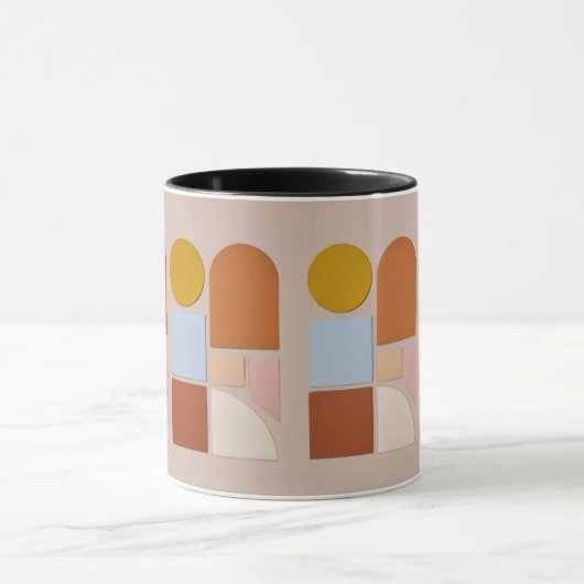 Modern Geometric Abstract Coffee Mug (Centre)