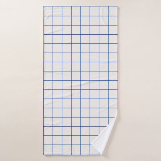 Modern geometric abstract pattern design with simp (Serviette de bain)