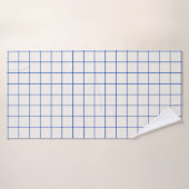 Modern geometric abstract pattern design with simp (Serviette de bain)
