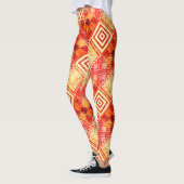 Modern Geometric Abstract Pattern  Leggings (Links)