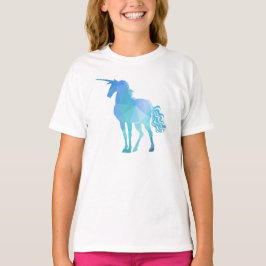 Modern Geometric Blue Unicorn