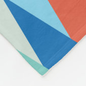Modern Geometric Chiffon Fleece Deken (Hoek)