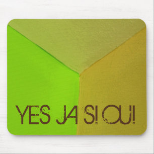 Modern Geometric Configurative Photo with any Text Muismat