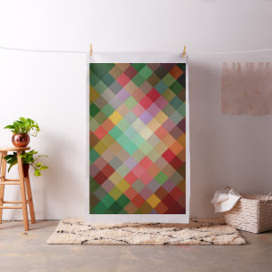 Modern Geometric Diamond Pattern #15 Stof
